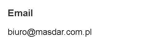 Email: biuro@masdar.com.pl
